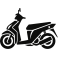Stickers scooter ville 