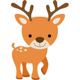 Stickers faon bambi cerf 