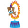 Stickers chien cerceau de flamme cirque 