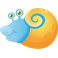 Stickers escargot enfant bébé