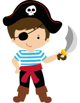 Stickers pirate enfant garçon sabre 