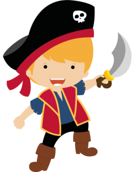 Stickers pirate enfant sabre 