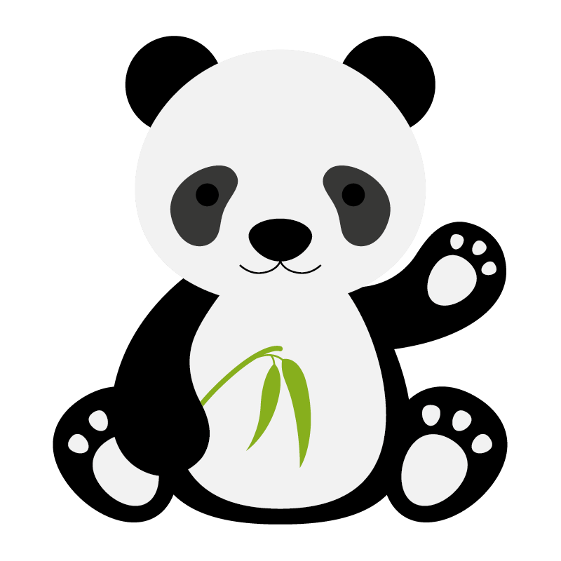 Stickers Bebe Panda Color Stickers