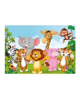 Stickers animaux de la jungle