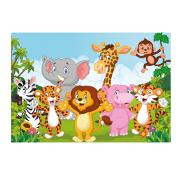 Stickers animaux de la jungle