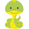 Stickers bébé serpent
