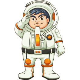 Stickers astronaute enfant 