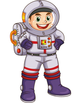 Stickers astronaute garçon 