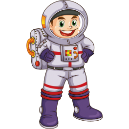 Stickers astronaute garçon 