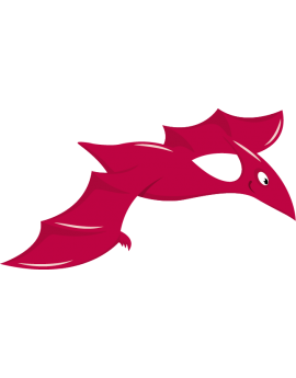 Stickers dinosaure volant 