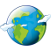  Stickers planette terre