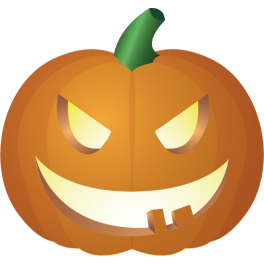 Stickers citrouille haloween