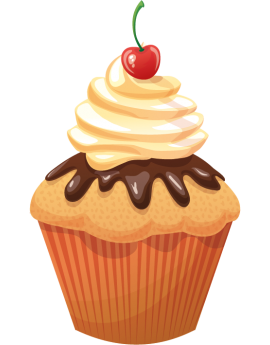 Stickers cupcake