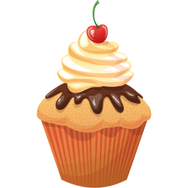 Stickers cupcake