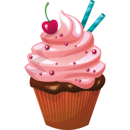 Stickers cupcake