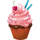 Stickers cupcake