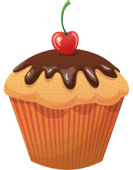 Stickers cupcake