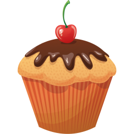 Stickers cupcake