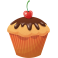 Stickers cupcake