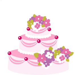 Stickers gâteau wedding cake