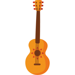 Stickers guitare méxicaine 