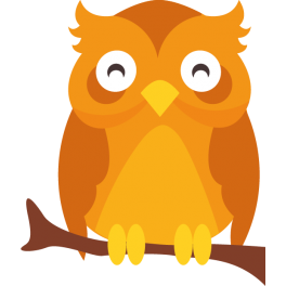 Stickers hibou enfant