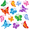 Stickers kit papillons enfant 