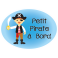 Stickers petit pirate à bord 