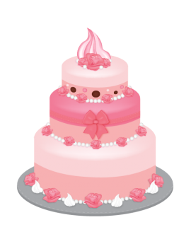 Stickers wedding cake gâteau de marié