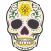 Stickers tête de mort mexicaine