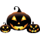 Stickers kit citrouille halloween 