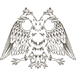 Stickers fantastique rapace deux têtes