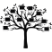 Stickers arbre photo polaroïde