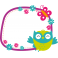 Stickers hibou velleda