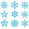 Stickers kit flocon de neige