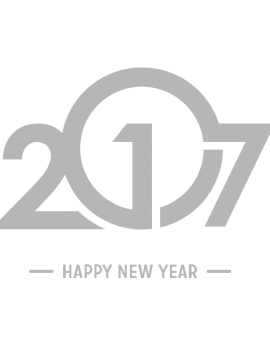Stickers happy new year 2017