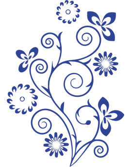 Stickers arabesque floral