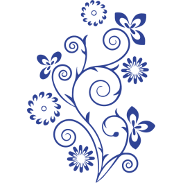 Stickers arabesque floral