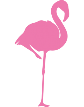 Stickers flamant rose