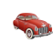 Stickers voiture ancienne vintage rouge