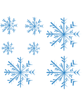 Stickers kit flocons de neige