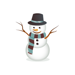 Stickers bonhomme de neige