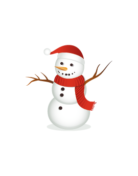 Stickers bonhomme de neige