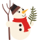 Stickers bonhomme de neige