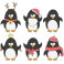 Stickers kit pingouin fantaisie