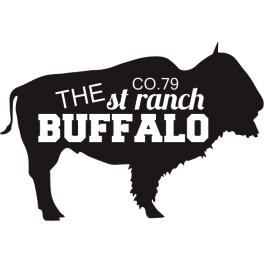 Stickers bison avec texte the St ranch Buffalo