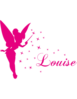Stickers Fée prénom Louise