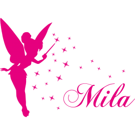 Stickers Fée prénom Mila