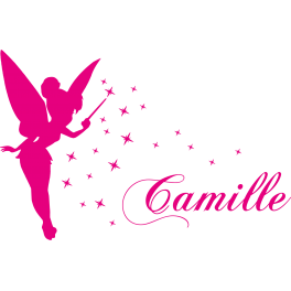 Stickers Fée prénom Camille