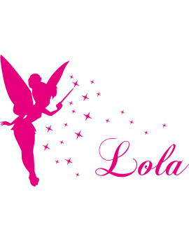 Stickers Fée prénom Lola